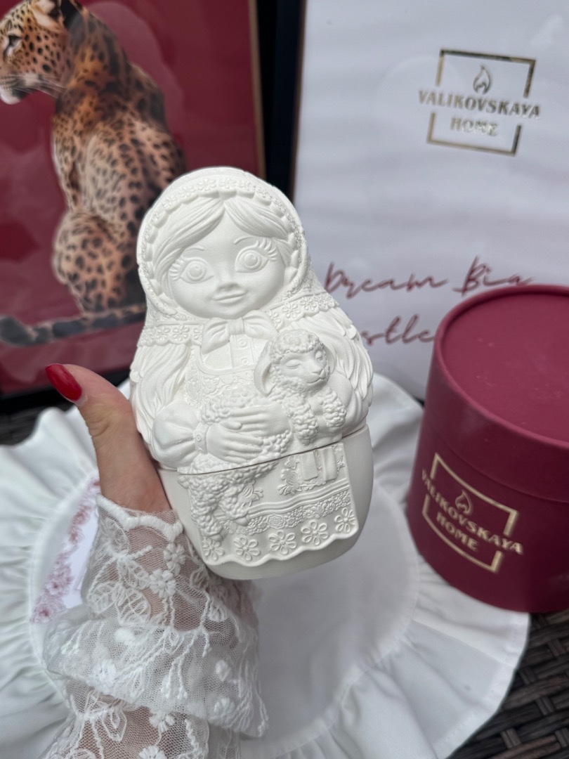 Шкатулка «Матрешка с барашком» Макси