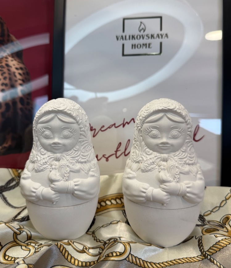 Шкатулка Матрешка с петушком Мини 