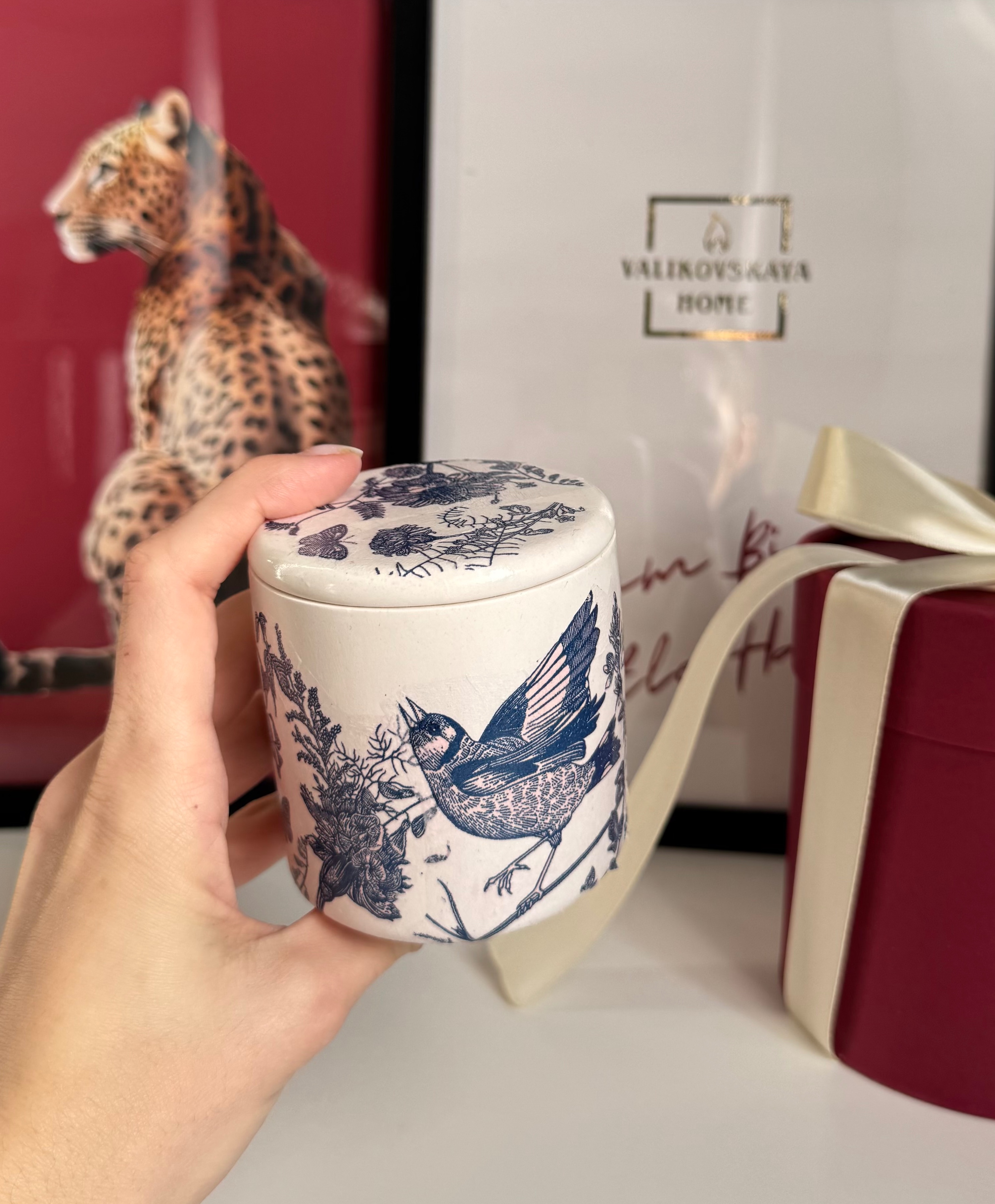 Свеча в классическом стакане в стиле Di