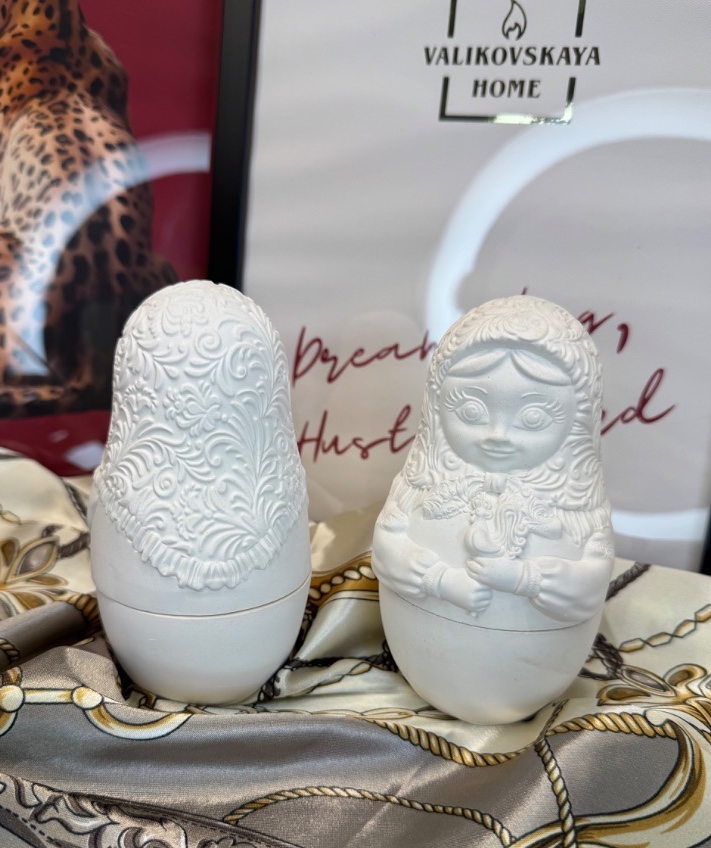 Шкатулка Матрешка с петушком Мини 