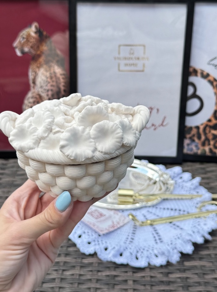 Шкатулка «Корзинка с грибами лисичками»