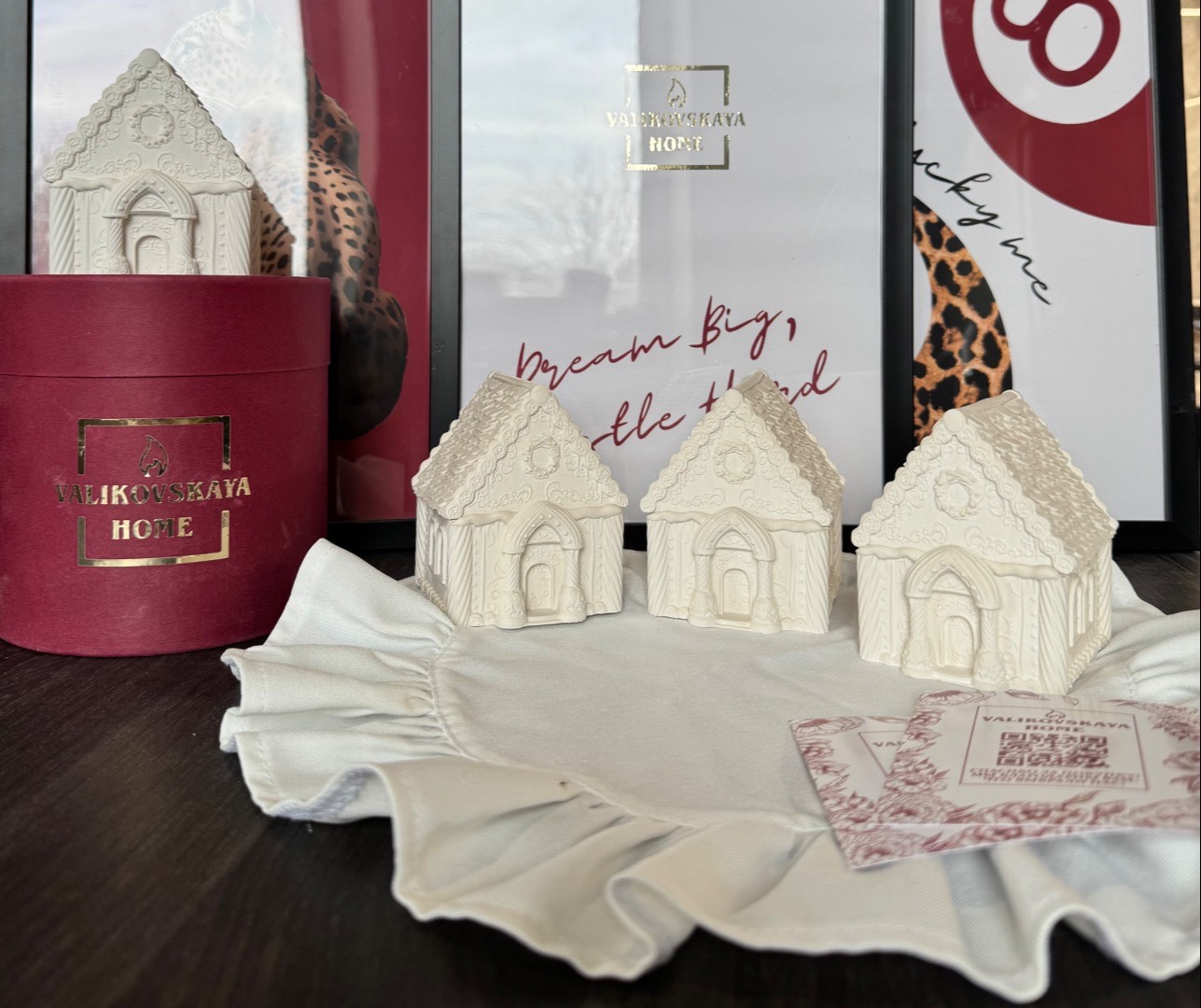 Шкатулка под заливку воском  «Пряничный домик» (мини)